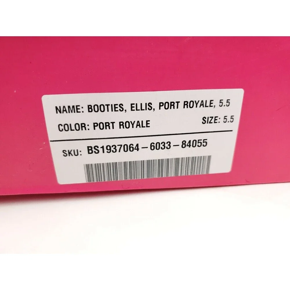 Shoedazzle - Ellis Wraparound Buckle Bootie - Color : Port Royale- Size 5.5